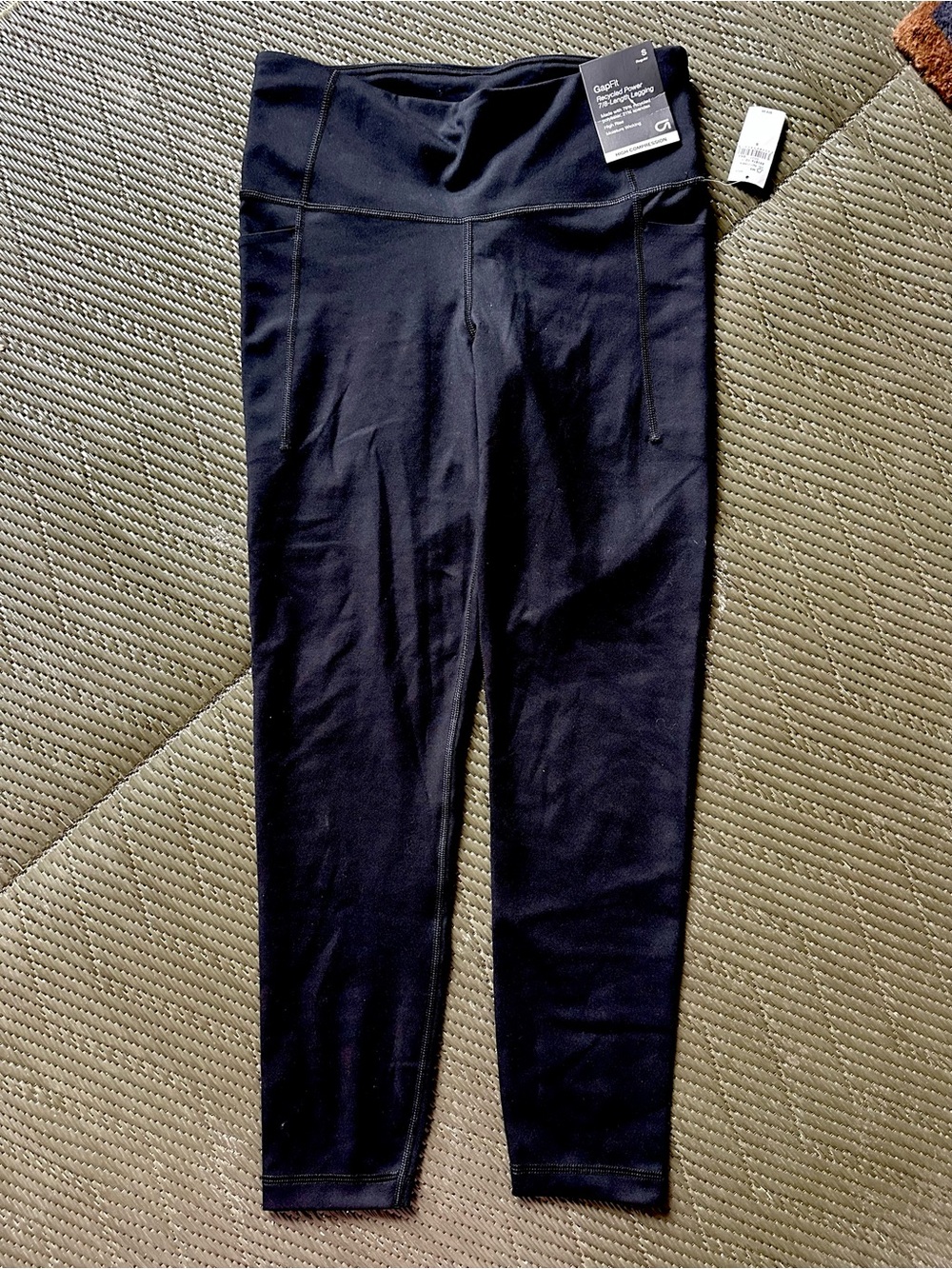 Gap GapFit Recycled Power Legging High Rise Wicking Leggings Black Size S NWT